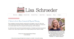 Desktop Screenshot of lisaschroederbooks.com